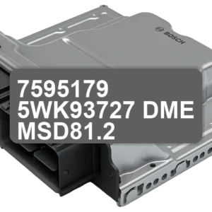 ECU Sterownik 7595179 5WK93727 DME MSD81.2