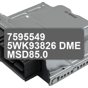 ECU Sterownik 7595549 5WK93826 DME MSD85.0