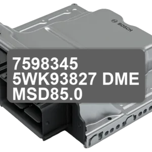 ECU Sterownik 7598345 5WK93827 DME MSD85.0