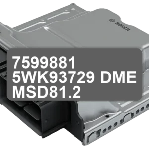 ECU Sterownik 7599881 5WK93729 DME MSD81.2
