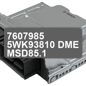 ECU Sterownik 7607985 5WK93810 DME MSD85.1