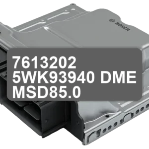 ECU Sterownik 7613202 5WK93940 DME MSD85.0
