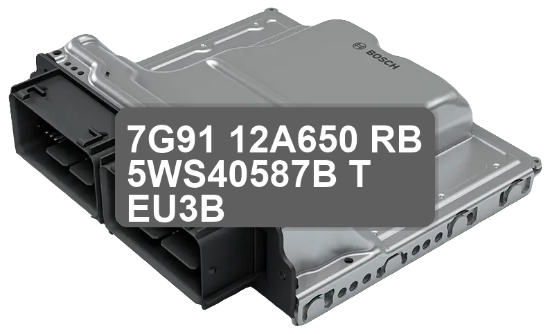 ECU Sterownik 7G91-12A650-RB 5WS40587B-T EU3B