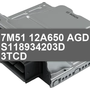 ECU Sterownik 7M51-12A650-AGD S118934203D 3TCD