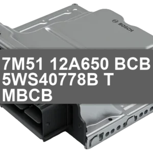 ECU Sterownik 7M51-12A650-BCB 5WS40778B-T MBCB