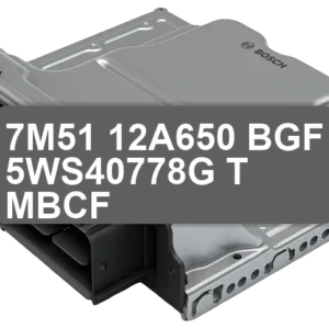 ECU Sterownik 7M51-12A650-BGF 5WS40778G-T MBCF