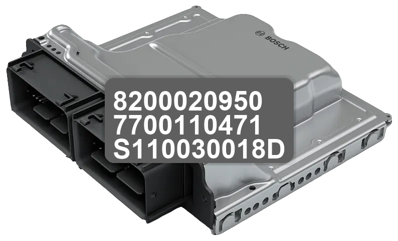 ECU Sterownik 8200020950 7700110471 S110030018D
