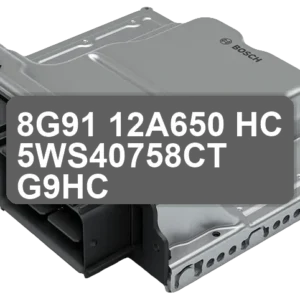 ECU Sterownik 8G91-12A650-HC 5WS40758CT G9HC