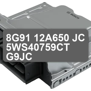 ECU Sterownik 8G91-12A650-JC 5WS40759CT G9JC