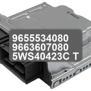 ECU Sterownik 9655534080 9663607080 5WS40423C-T