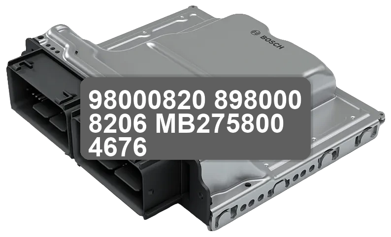 ECU Sterownik 98000820 898000 8206 MB275800-4676