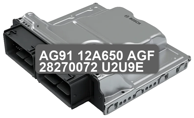 ECU Sterownik AG91-12A650-AGF 28270072 U2U9E