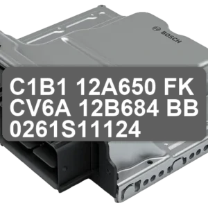 ECU Sterownik C1B1-12A650-FK CV6A-12B684-BB 0261S11124
