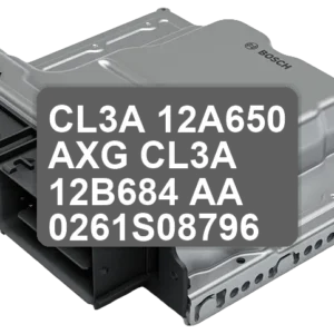 ECU Sterownik CL3A-12A650-AXG CL3A-12B684-AA 0261S08796
