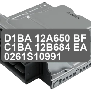 ECU Sterownik D1BA-12A650-BF C1BA-12B684-EA 0261S10991