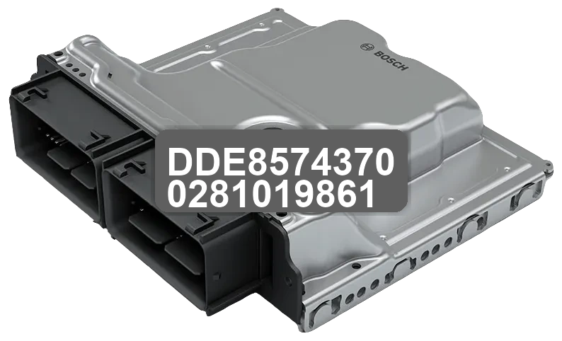 ECU Sterownik DDE8574370 0281019861