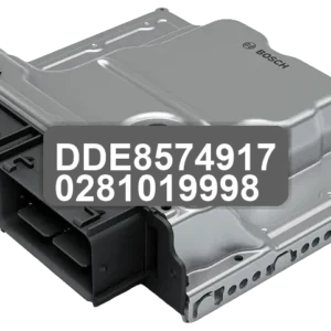 ECU Sterownik DDE8574917 0281019998