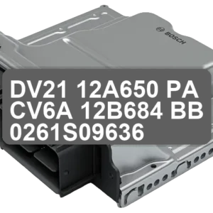 ECU Sterownik DV21-12A650-PA CV6A-12B684-BB 0261S09636