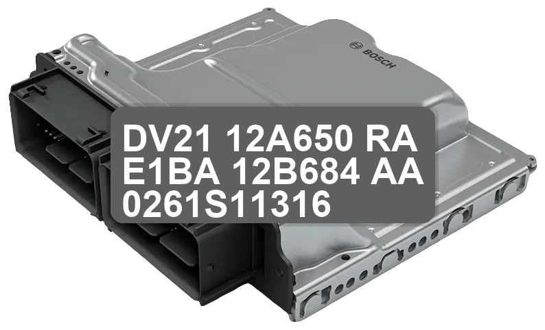 ECU Sterownik DV21-12A650-RA E1BA-12B684-AA 0261S11316