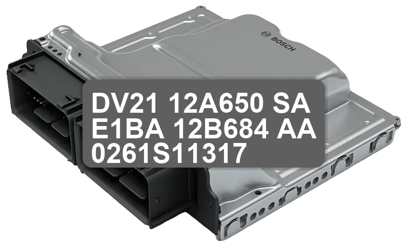 ECU Sterownik DV21-12A650-SA E1BA-12B684-AA 0261S11317