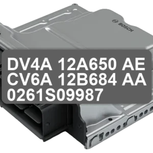 ECU Sterownik DV4A-12A650-AE CV6A-12B684-AA 0261S09987