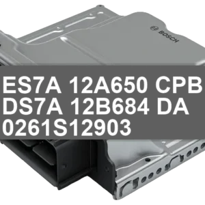 ECU Sterownik ES7A-12A650-CPB DS7A-12B684-DA 0261S12903