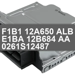 ECU Sterownik F1B1-12A650-ALB E1BA-12B684-AA 0261S12487