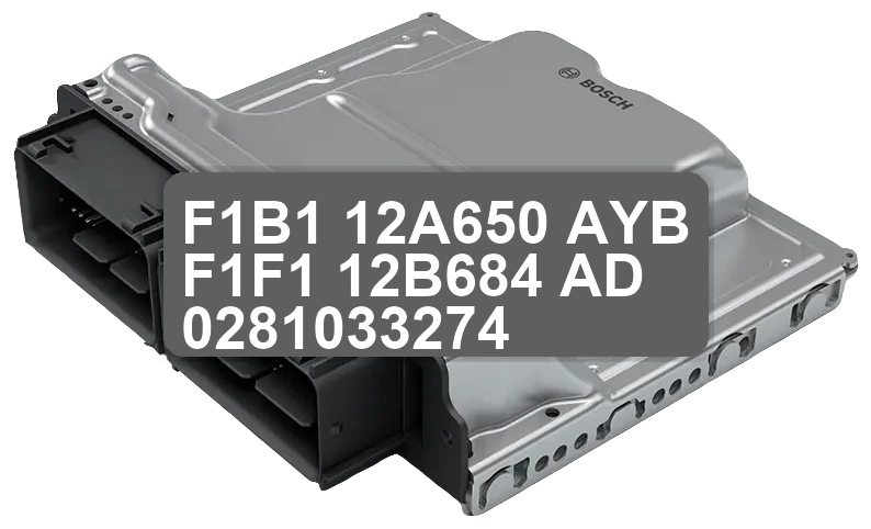ECU Sterownik F1B1-12A650-AYB F1F1-12B684-AD 0281033274