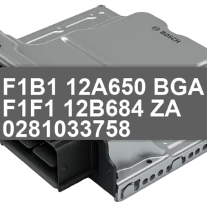 ECU Sterownik F1B1-12A650-BGA F1F1-12B684-ZA 0281033758