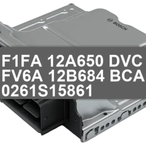 ECU Sterownik F1FA-12A650-DVC FV6A-12B684-BCA 0261S15861