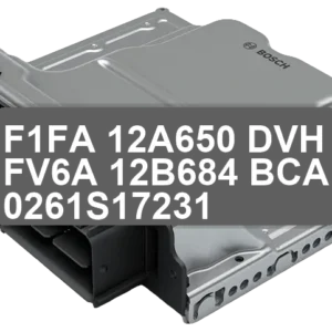 ECU Sterownik F1FA-12A650-DVH FV6A-12B684-BCA 0261S17231