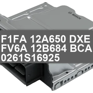 ECU Sterownik F1FA-12A650-DXE FV6A-12B684-BCA 0261S16925