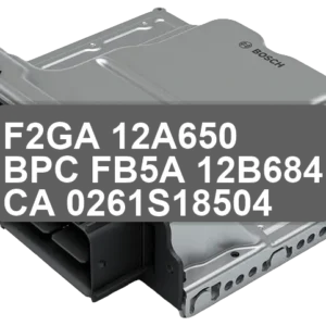 ECU Sterownik F2GA-12A650-BPC FB5A-12B684-CA 0261S18504