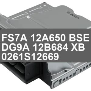 ECU Sterownik FS7A-12A650-BSE DG9A-12B684-XB 0261S12669