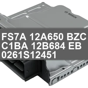 ECU Sterownik FS7A-12A650-BZC C1BA-12B684-EB 0261S12451