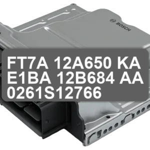 ECU Sterownik FT7A-12A650-KA E1BA-12B684-AA 0261S12766