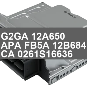 ECU Sterownik G2GA-12A650-APA FB5A-12B684-CA 0261S16636