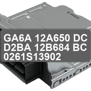 ECU Sterownik GA6A-12A650-DC D2BA-12B684-BC 0261S13902
