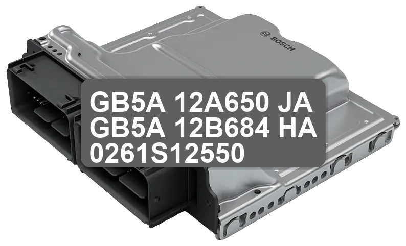 ECU Sterownik GB5A-12A650-JA GB5A-12B684-HA 0261S12550