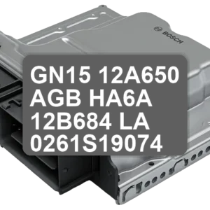 ECU Sterownik GN15-12A650-AGB HA6A-12B684-LA 0261S19074