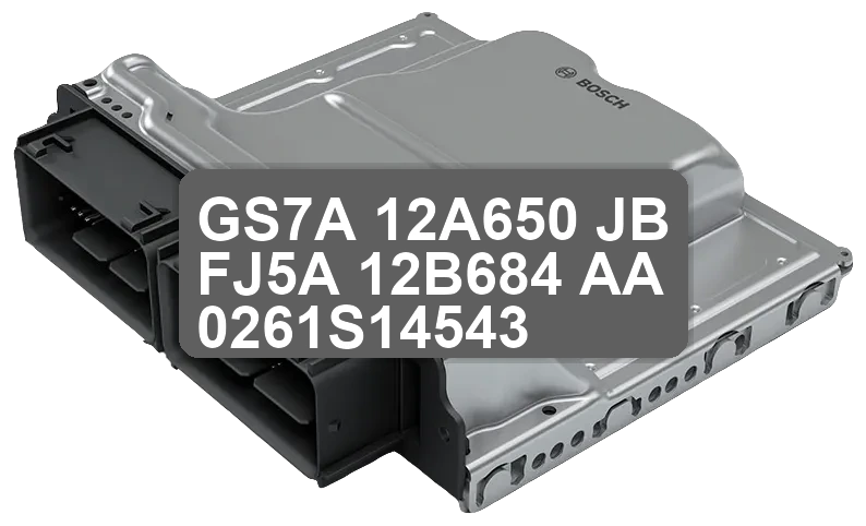 ECU Sterownik GS7A-12A650-JB FJ5A-12B684-AA 0261S14543
