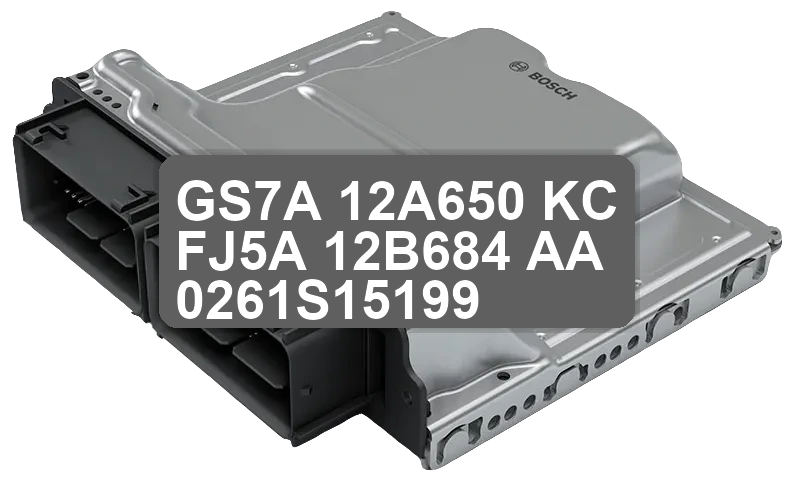 ECU Sterownik GS7A-12A650-KC FJ5A-12B684-AA 0261S15199
