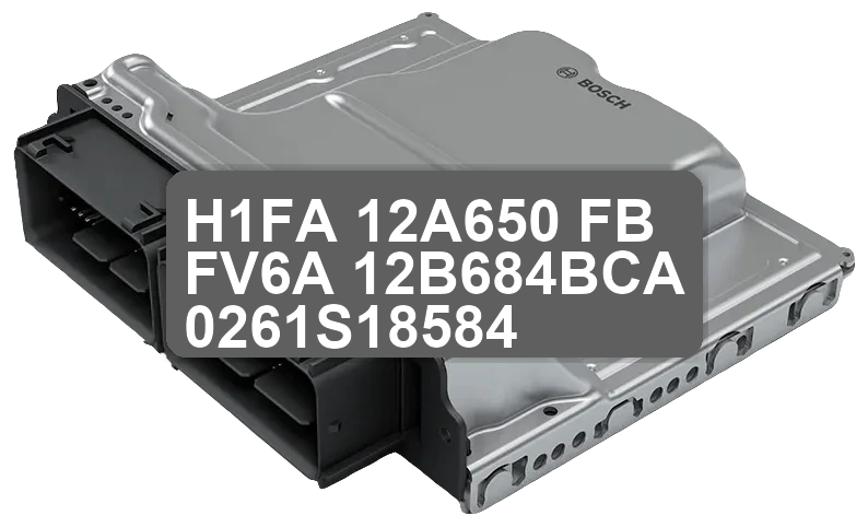 ECU Sterownik H1FA-12A650-FB FV6A-12B684BCA 0261S18584