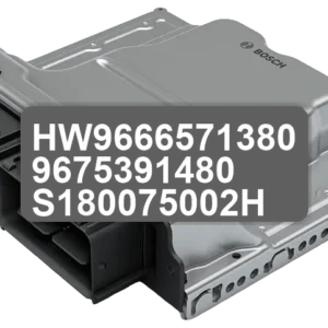 ECU Sterownik HW9666571380 9675391480 S180075002H