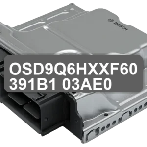ECU Sterownik OSD9Q6HXXF60 391B1-03AE0