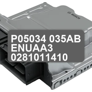 ECU Sterownik P05034 035AB ENUAA3 0281011410