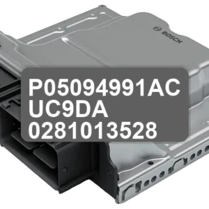 ECU Sterownik P05094991AC UC9DA 0281013528
