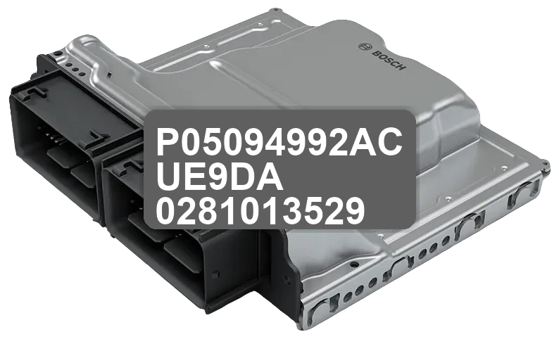 ECU Sterownik P05094992AC UE9DA 0281013529