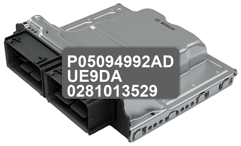 ECU Sterownik P05094992AD UE9DA 0281013529