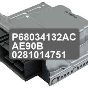 ECU Sterownik P68034132AC AE90B 0281014751